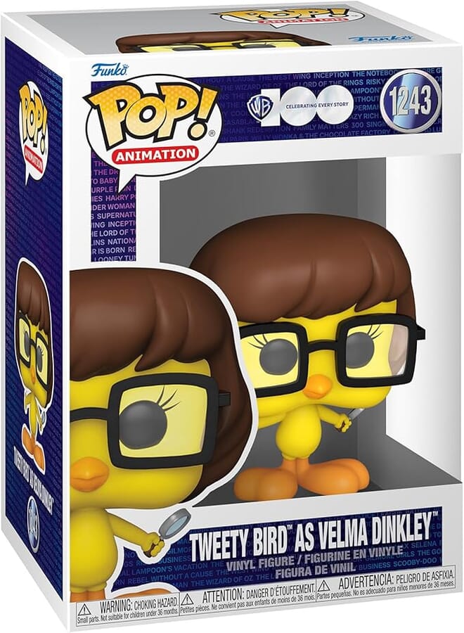 Funko Pop! Animation: Looney Tunes - Tweety as Velma, Collectible Action Vinyl Figure - 69428