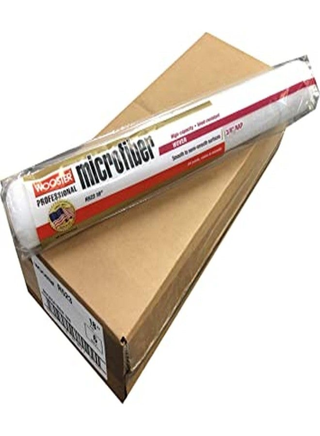 Wooster Brush R523 18 inch Microfiber 3/8 inch Nap Paint Roller Cover - Pack of 6 - Image 2