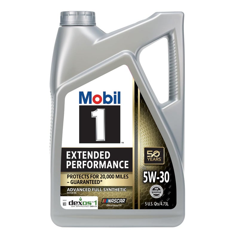 Mobil 1 Extended Performance Full Synthetic Motor Oil 5W-30, 5 Quart - Image 2