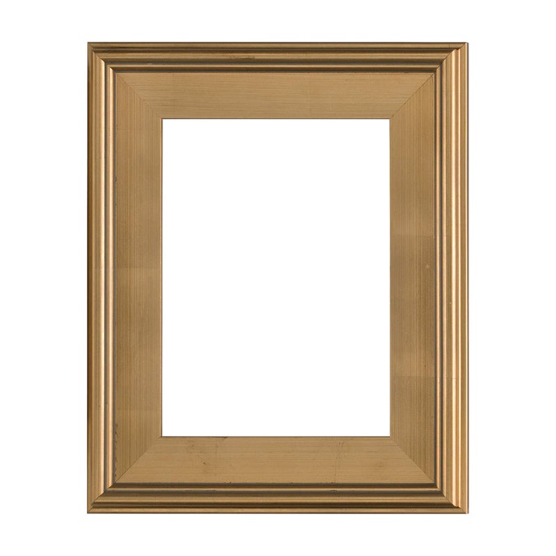 Creative Mark Plein Air Wooden Picture Frame - 5X7 Gold - Professional Single Frame for Art Panels  Stretched Canvas  Pictures and More