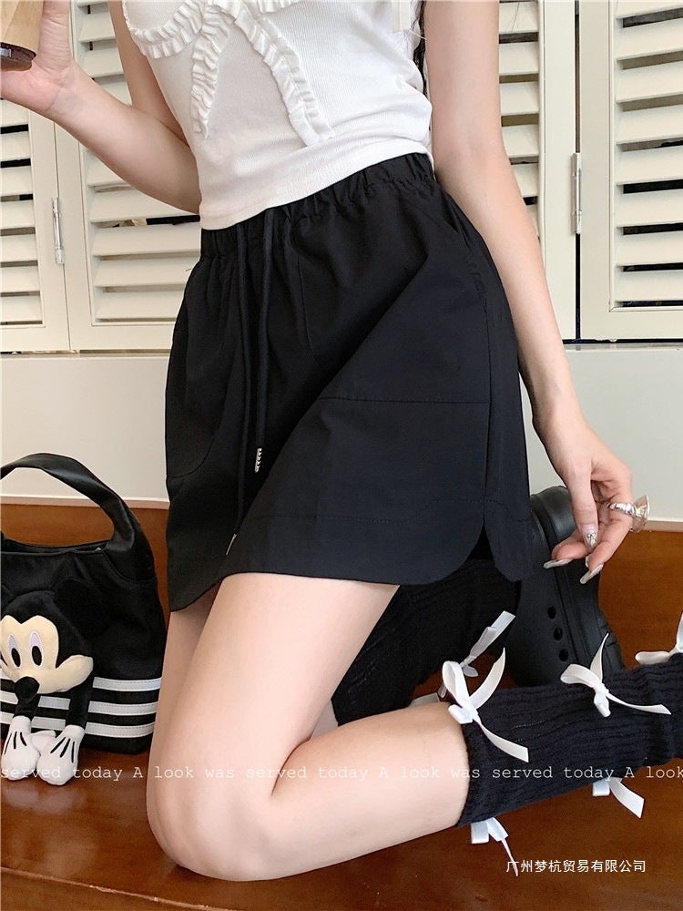 Casual Workwear Shorts Skirt for Women, New Summer Style, Plus Size, Slimming Design, Elastic High Waist, A-Line Half Skirt - Image 5
