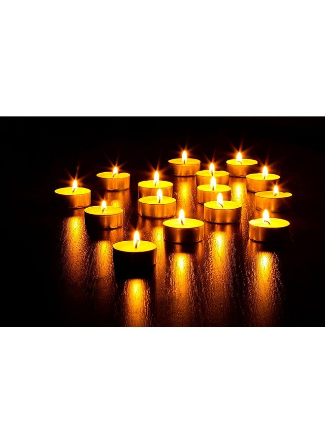 OHR CANDLES Ohr Candles Tealight Candles - 400 Pack Bulk Tea Lights Candles - White Tealights Unscented - 4 Hour Burn Time  - Image 3