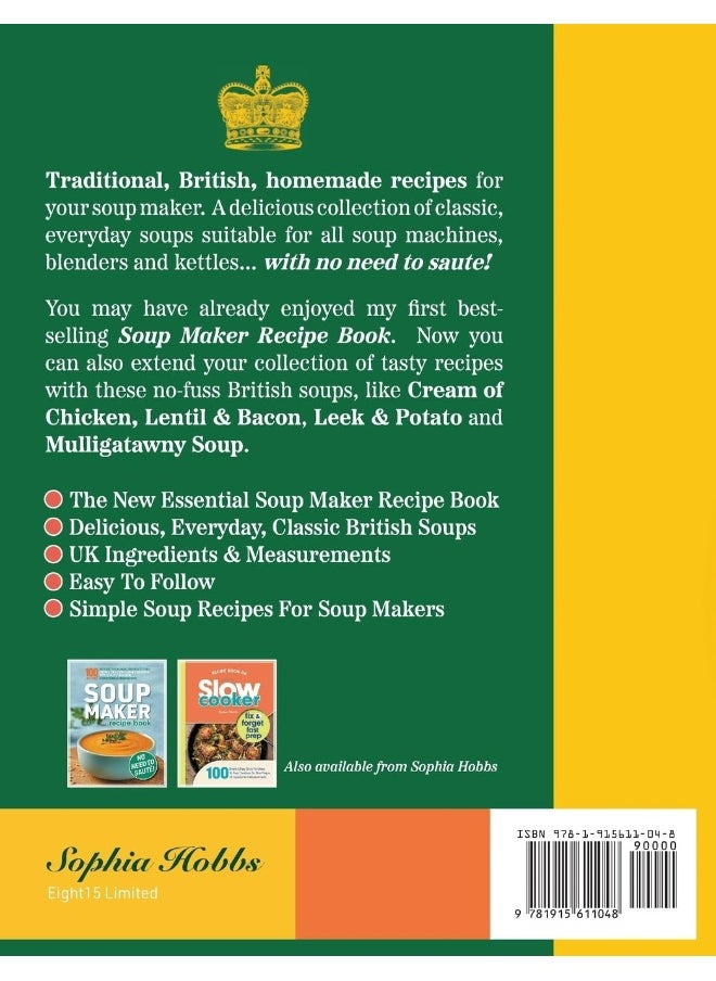 null - Soup Maker Recipe Book: Traditional, Easy to Follow, British, Homemade Cookbook For Soup Makers in less than 30mins. UK Ingredients & Measurements - Image 1