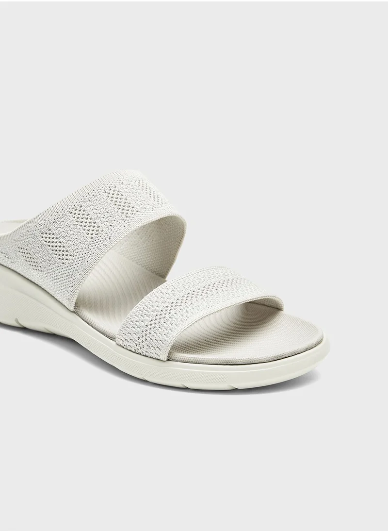 شو اكسبرس Double Strap Wedge Sandals