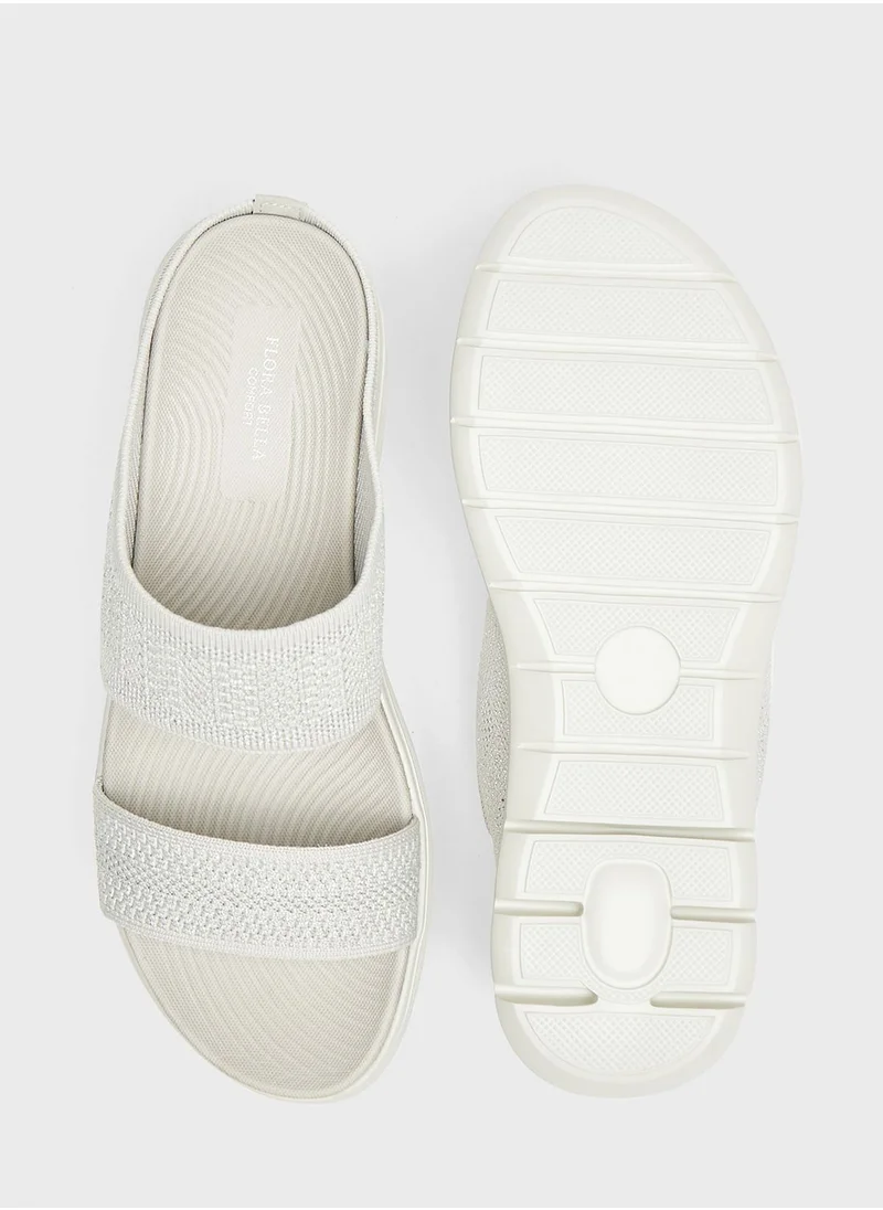 شو اكسبرس Double Strap Wedge Sandals