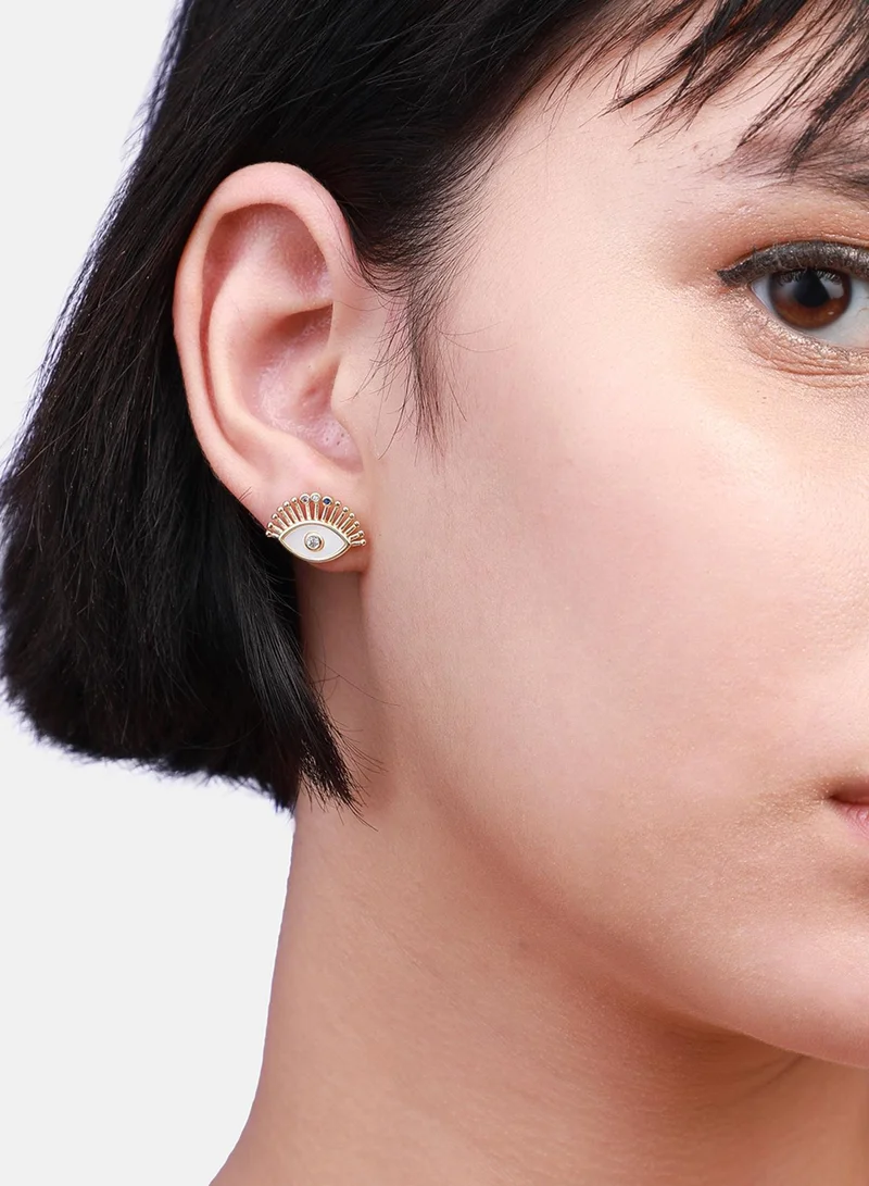 SOHI Chic Charms Elegant Artificial Stud Earring Jewellery