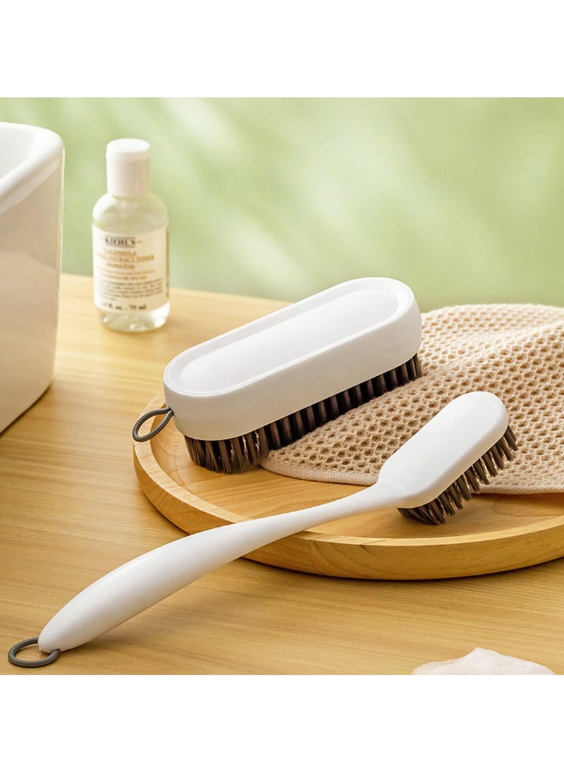 SYOSI - 2 Pack Laundry Scrub Brush Cleaning Brush, Soft Bristle Brush Shoe Cleaning Brush for Stains Clothes Scrubbing Brush Household Cleaning Tool for Bathroom Countertops Bathtubs - Image 1