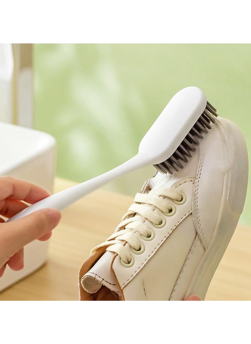 SYOSI - 2 Pack Laundry Scrub Brush Cleaning Brush, Soft Bristle Brush Shoe Cleaning Brush for Stains Clothes Scrubbing Brush Household Cleaning Tool for Bathroom Countertops Bathtubs - Image 1