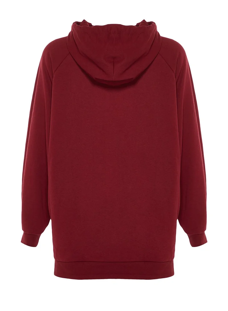 trendyol Drawstring Knitted Hoodie