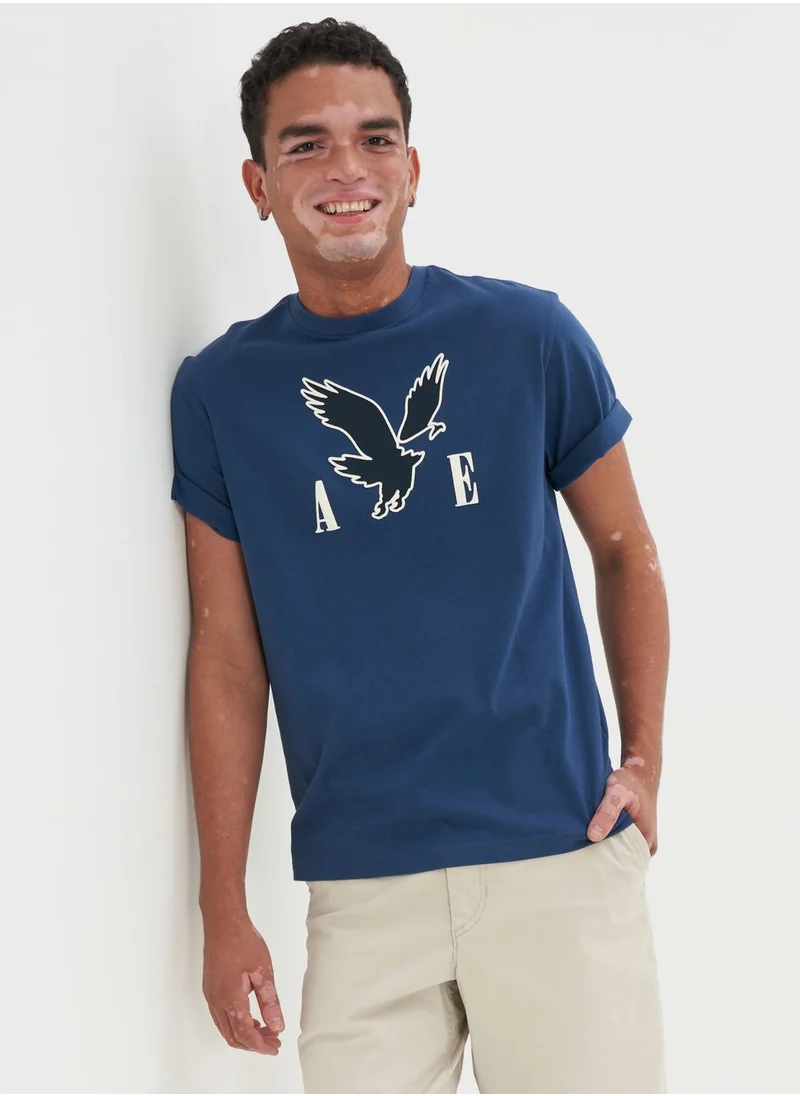 American Eagle Graphic Crew Neck T-Shirt