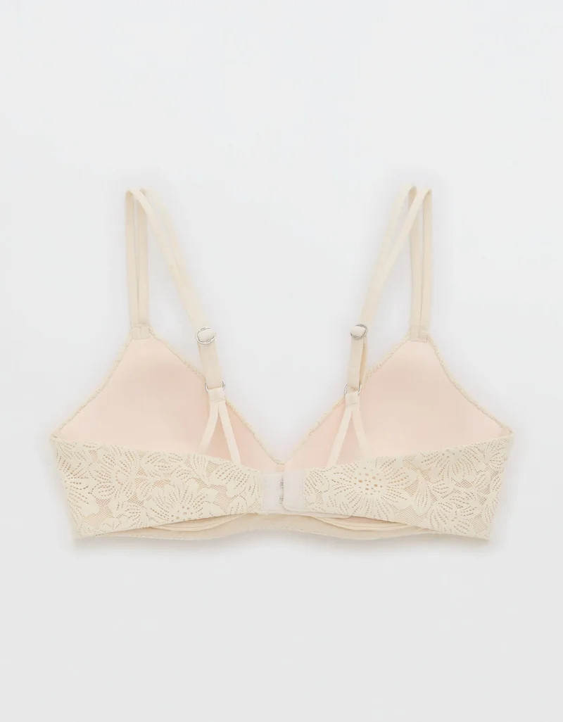 Aerie  Aerie Sunnie Bloom Lace Wireless Push Up Bra for Women | Best Price UAE