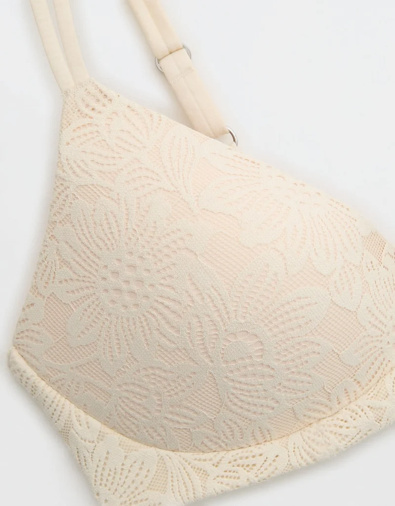 Aerie  Aerie Sunnie Bloom Lace Wireless Push Up Bra for Women | Best Price UAE
