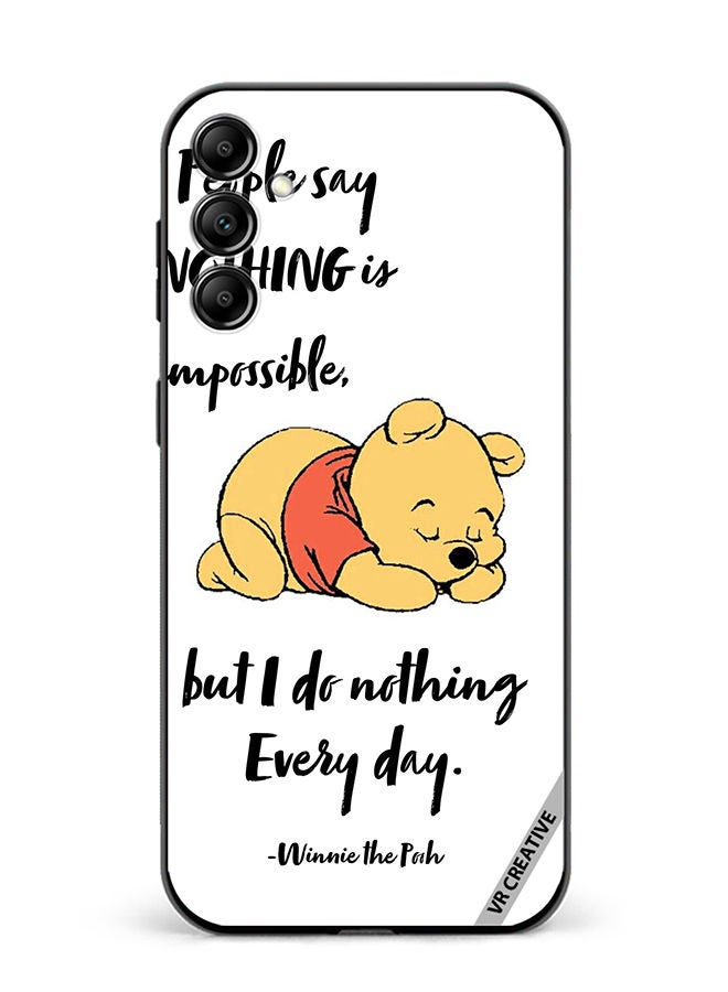 VR CREATIVE Protective Case Cover For Samsung Galaxy A34 Nothing Winnie Design Multicolour - Image 1