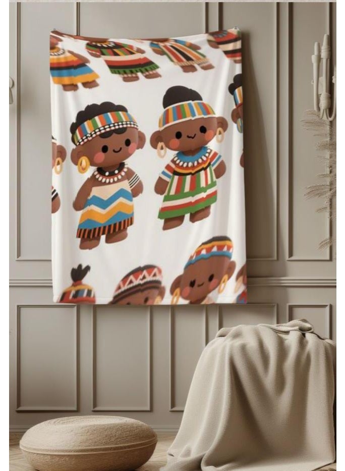 general Baby and children's cartoon flannel thin blanket (warm and comfortable, suitable for sleep, game use) 70cm*100cm - Image 1