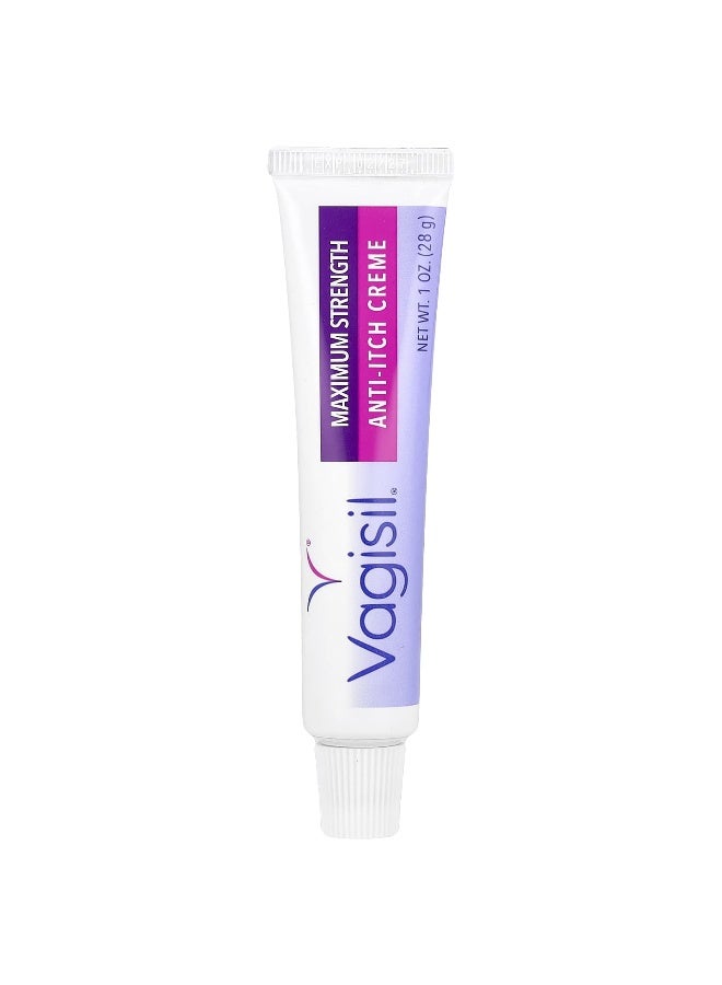 Vagisil فاجيسيل، كريم مضاد للحكة، أقصى قوة، 1 أونصة (28 جرام) - Image 1