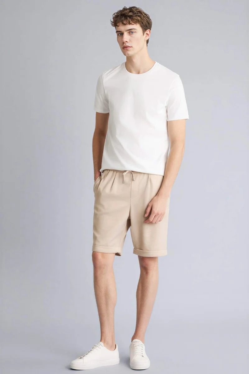 ديفاكتو Pique Bermuda Shorts