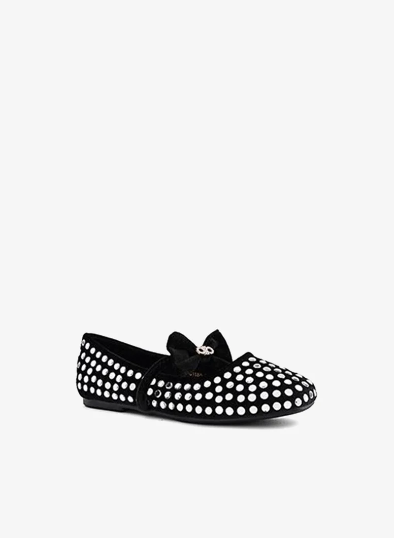Cuple Girls Embellished Mary Jane Flats