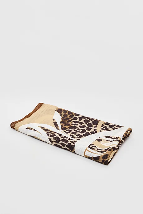 R&b Abstract Print Scarf, 180X85cm