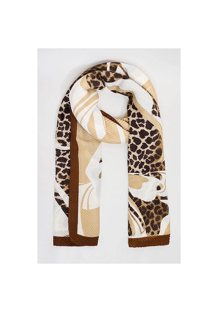 Abstract Print Scarf, 180X85cm