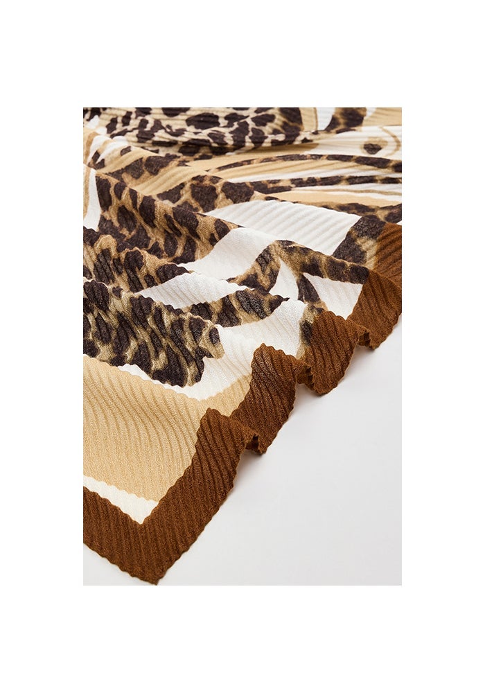 R&B Abstract Print Scarf, 180X85cm - Image 3