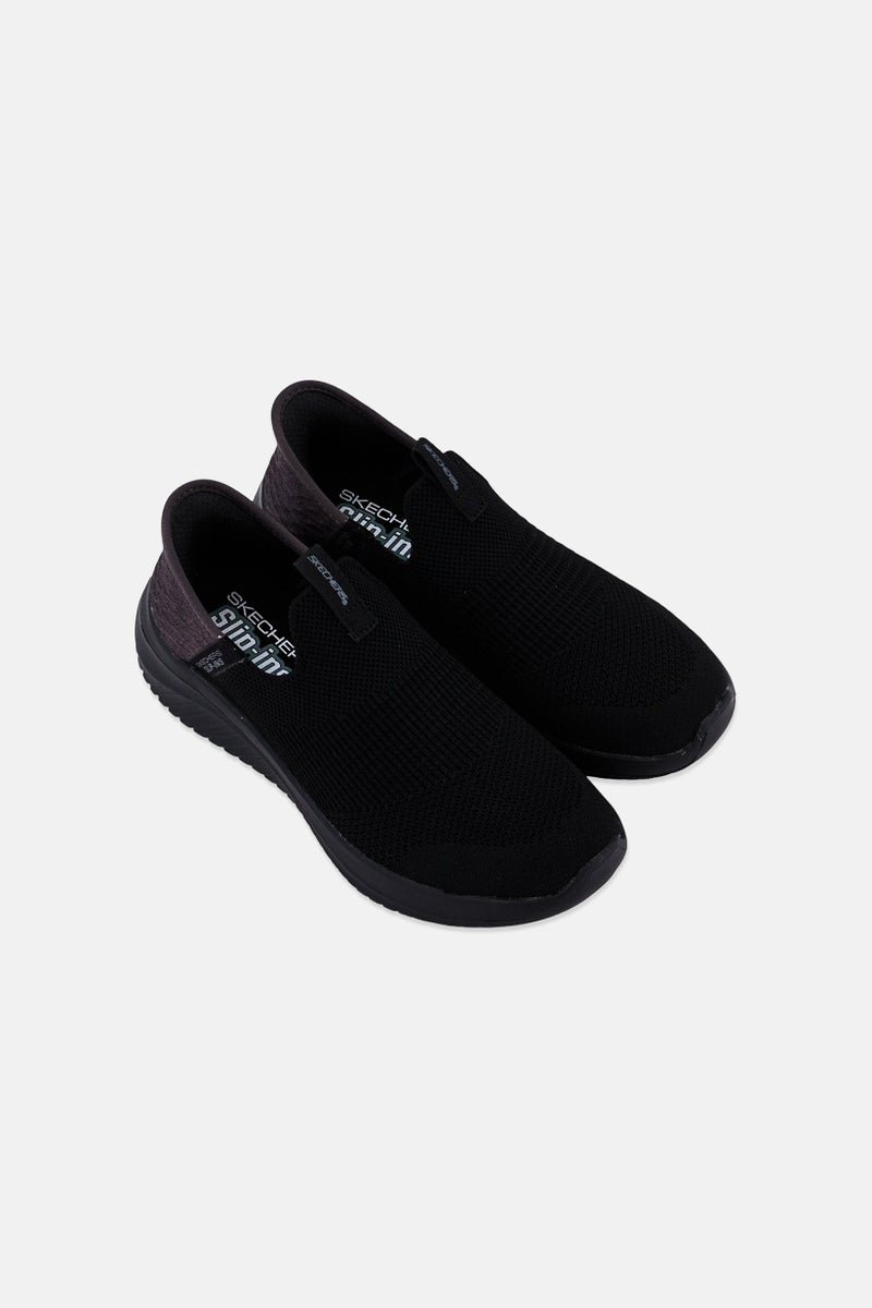 SKECHERS أحذية مشي للأطفال الأولاد بتصميم فائق المرونة، أسود - Image 2