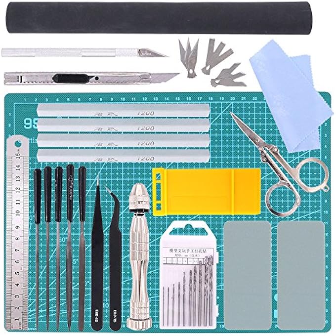 27PCS PROFESSIONAL GUNDAM MODELLER BASIC TOOLS, GUNDAM MODEL TOOLS KIT PERFECT FOR MODEL KIT BUILDING BEGINNER HOBBY MODEL ASSEMBLE BUILDING WITH DUTY PLASTIC CONTAINER - Image 1
