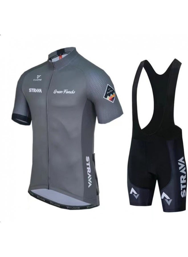 KUYING GR New Summer Outdoor Sunscreen Moisture Absorption Quick Drying Bicycle Women's Cycling Clothing Set  - Image 1