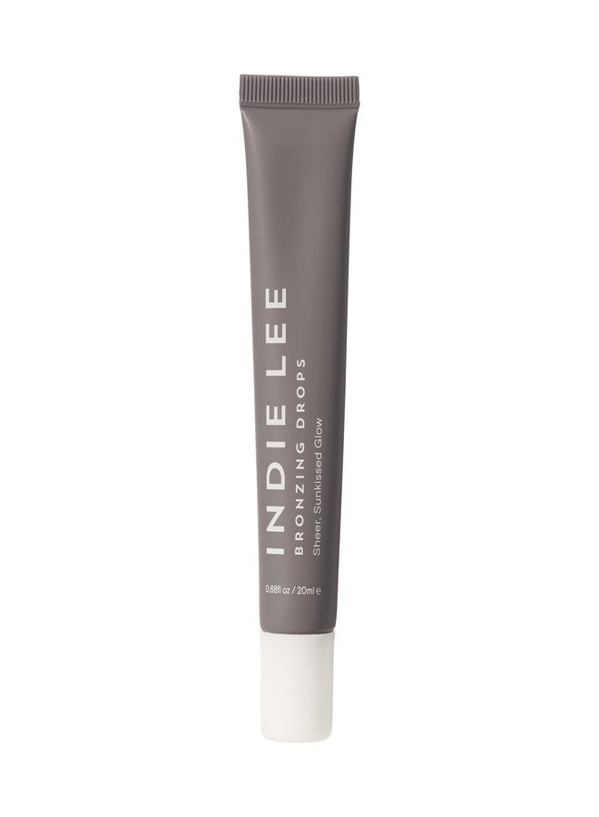 Indie Lee Bronzing Drops for Face & Body - Hydrating Face Makeup for a Sheer Glow - Liquid Bronzer & Highlighter with Niacinamide & Squalane - Universal Shade for All Skin Tones (0.67 Fl oz) - Image 1