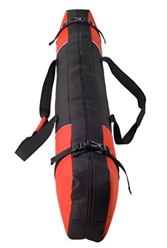 Athletico Mogul Padded Ski Bag - Fully Padded Single Ski Travel Bag (Red, 185cm) - Image 2