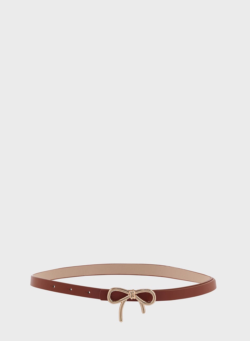 Ginger Bow Buckle Belt - Image 1
