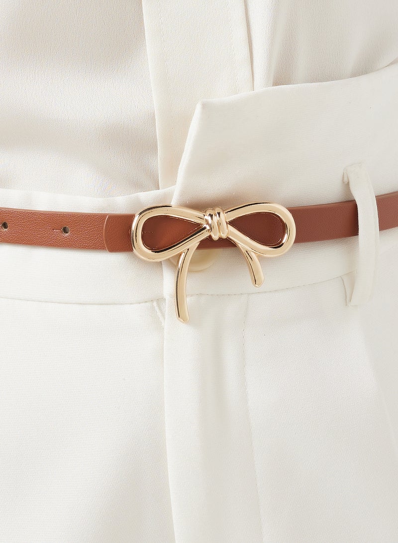 Ginger Bow Buckle Belt - Image 4