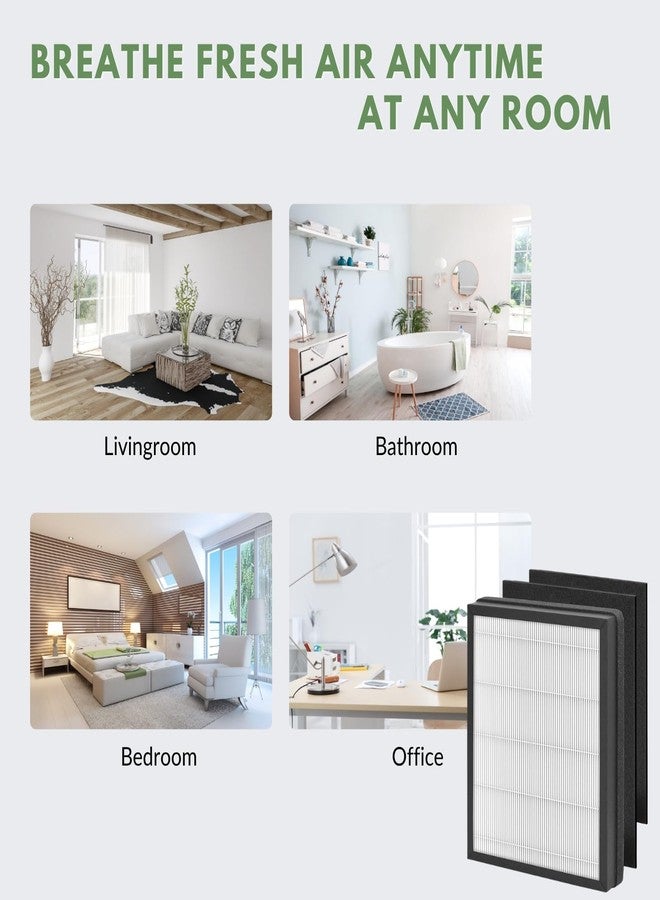 نيسبيرا فلتر بديل من نوع Nispira FAP-C01-A HEPA لأجهزة تنقية الهواء Filtrete، وIDYLIS AC-2119، وIAP-10-100، وIAPC-40-140، وIAP-10-150، كربون نشط، عبوة واحدة - Image 5