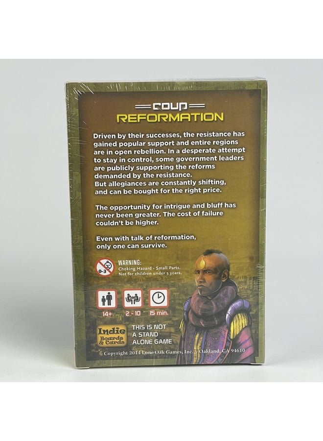 Full English Version Of The Coup Refmation Coup Reform English Board Game-Color:coup Refmation Coup Reform  - Image 3