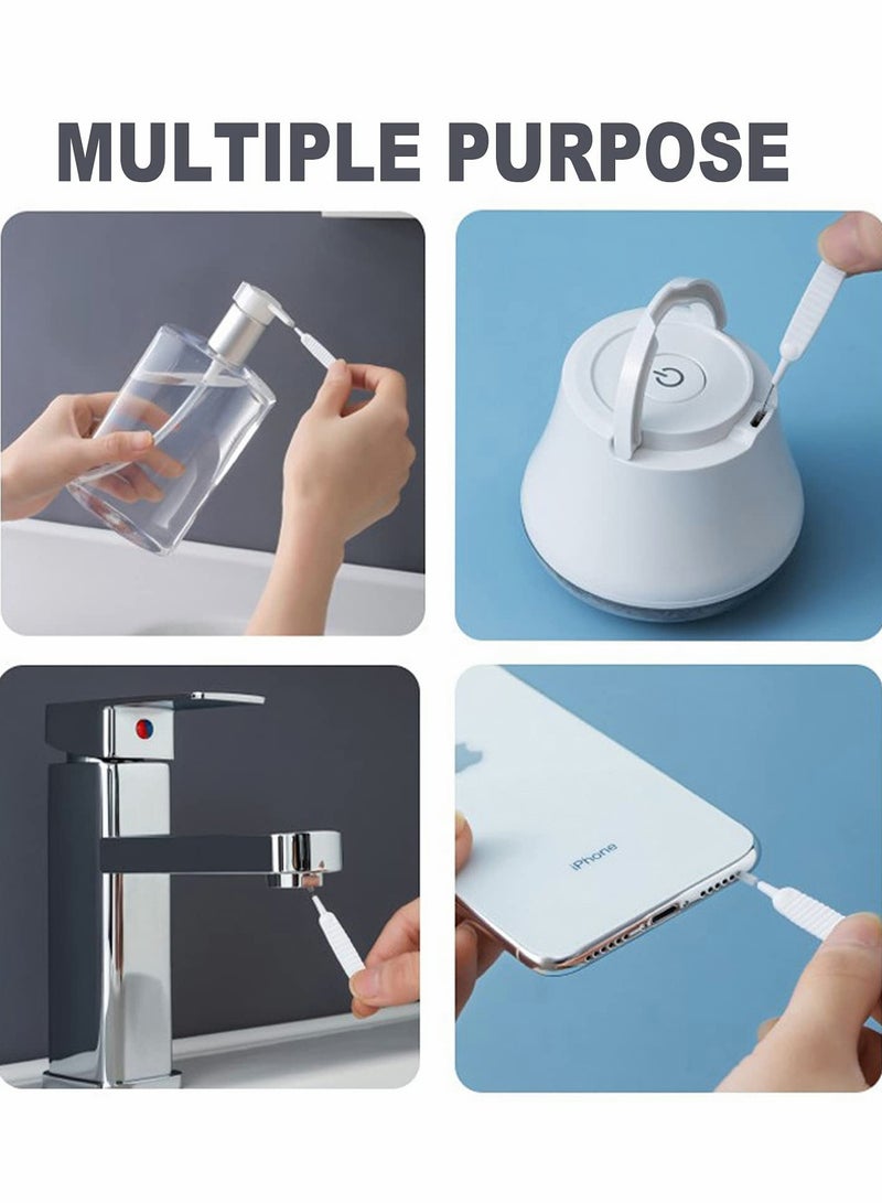 KASTWAVE فرشاة تنظيف فوهة الدش، فرشاة تنظيف نايلون مضادة للانسداد، فرشاة تنظيف ثقوب الفجوات لأداة تنظيف دش الحمام الملحقات المنزلية - 30 قطعة - Image 5