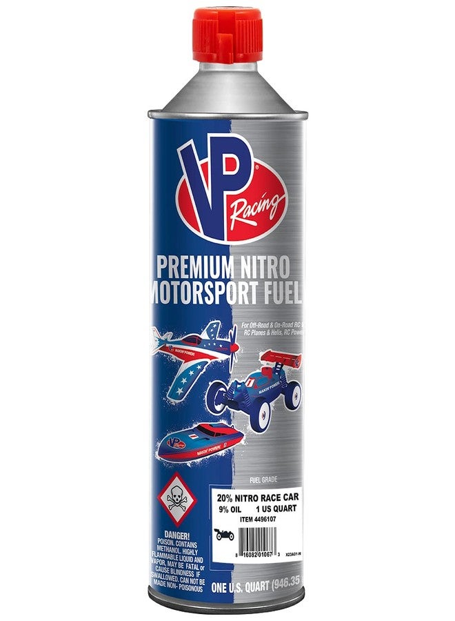 في بي ريسينج وقود VP Racing Fuel PowerMaster للسيارات 20% نيترو 9% زيت الخروع الاصطناعي (1 كوارت) - Image 4