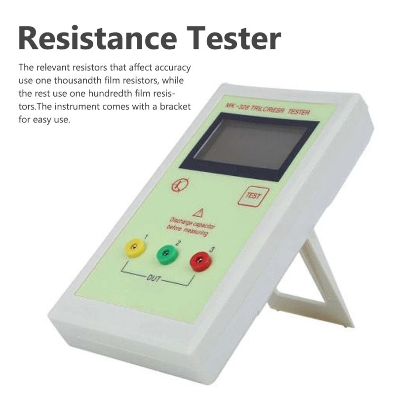 Portable Transistor Tester: Compact Size, LCD Display - High Accuracy Component Tester for DIY Electronics Repair, Hobbyists and Technicians - Image 5