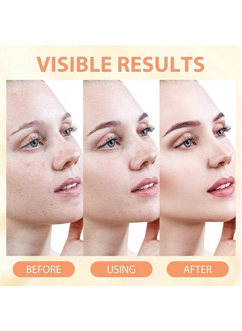 Turmeric Real Deep Face Mask Hydrating, Turmeric Smoothing Moisturising Mask,Hydrating Overnight Hydrogel Mask,Turmeric Facial Mask for All Skin Types,Pore Minimizing,Firming,Moisturizing