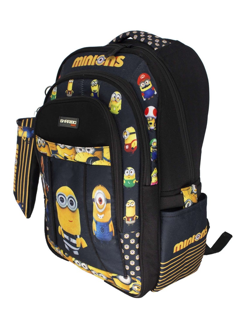 Gharibo Bags School backpack model 19 Minions  - Image 2