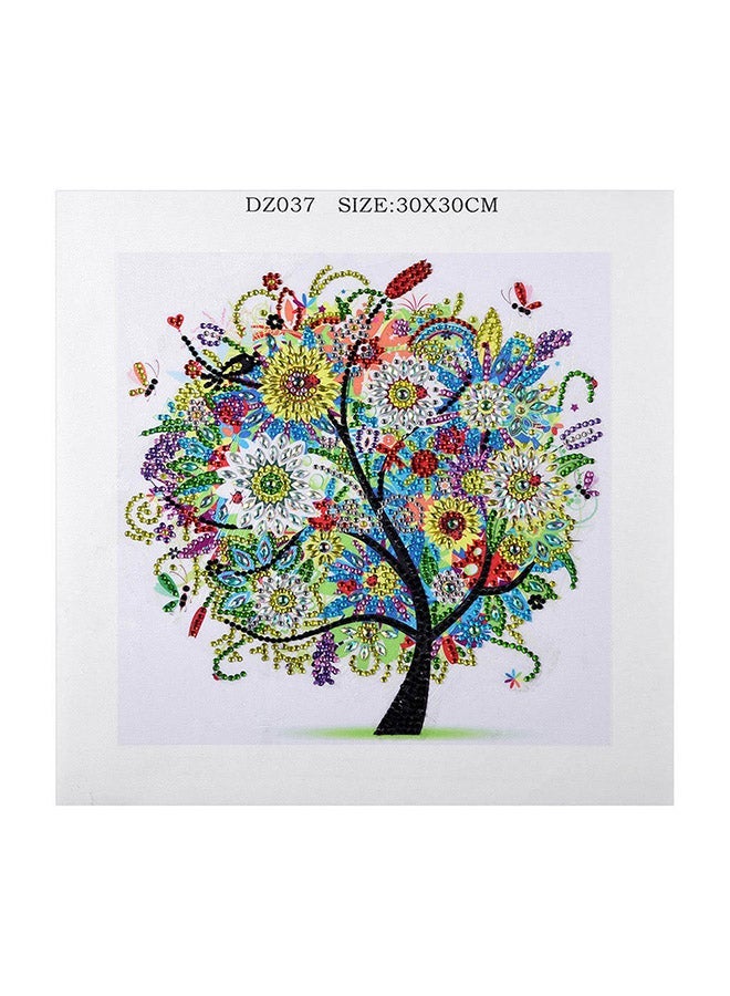 DIY 5D Needlework Crystal Diamond Painting Multicolour 30x30centimeter  - Image 1