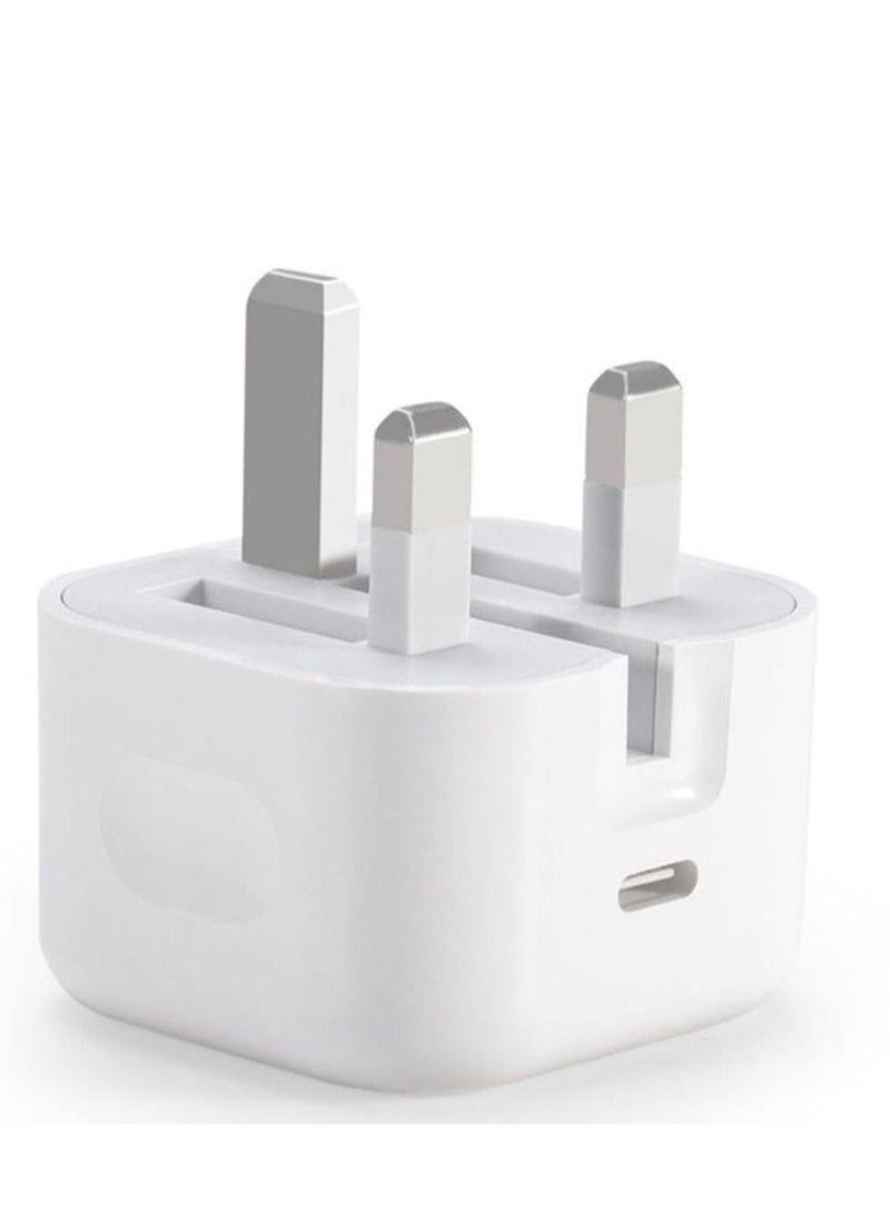 Generic - 20W PD Fast Wall Charger with Type C Port and 1 Meter Lightning Cable Compatible with iPhone 8 - Image 1