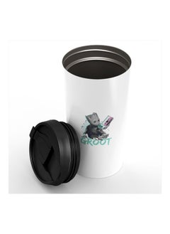 LIT Retro Cassette Groot Printed Tumbler With Lid  - Image 3