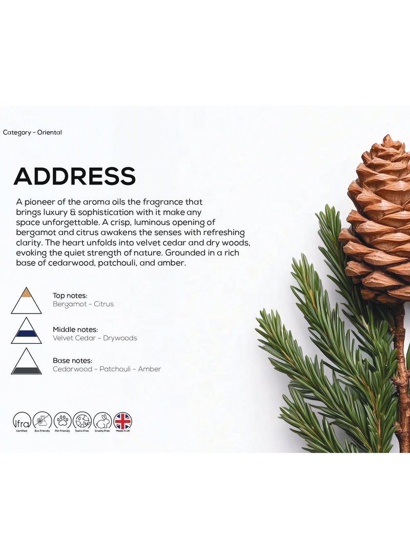 Dr Scent Breeze of Joy Diffuser Aroma Address Oil – Velvet Cedar, Citrus, and Cedarwood Fragrance | Made in UAE (500ml) Perfect for Offices, Homes, Shops, Hotel Rooms & Small Lobbies - Image 5