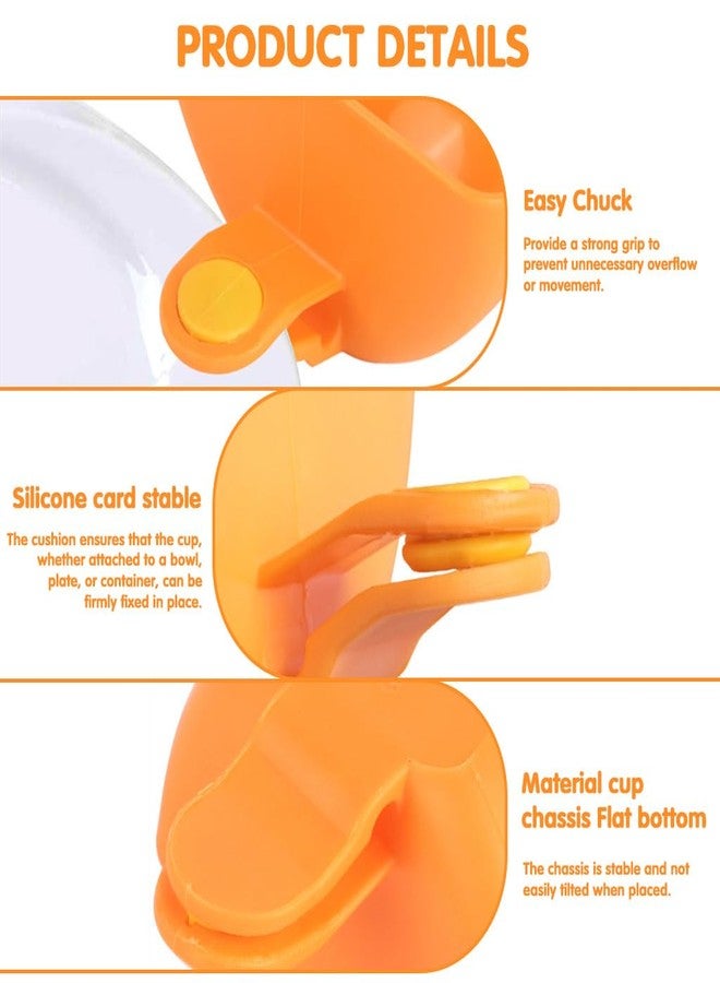 Supvox® Chutney Bowl - 4 Pcs Dip Bowls Mini Sauce Salt Vinegar Sugar Flavor Spices Dip Container Bowl, Multicolor - Image 3