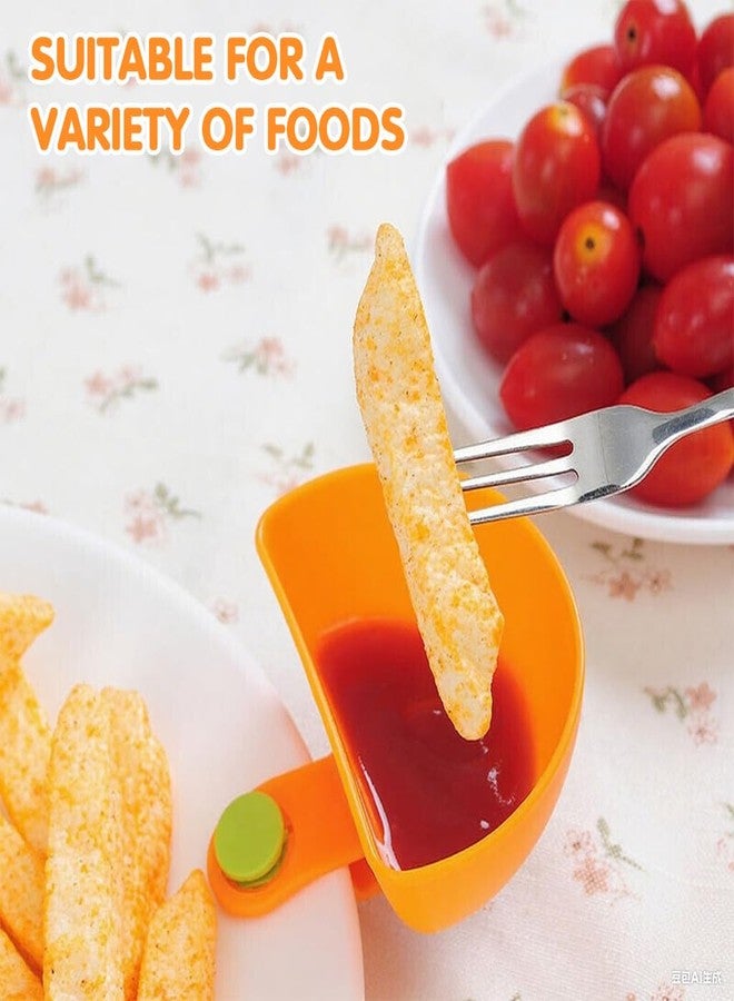 Supvox® Chutney Bowl - 4 Pcs Dip Bowls Mini Sauce Salt Vinegar Sugar Flavor Spices Dip Container Bowl, Multicolor - Image 5