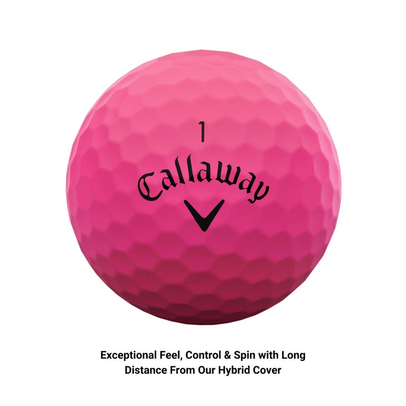 Callaway Golf Supersoft Golf Balls (2023 Version, Pink) - Image 2