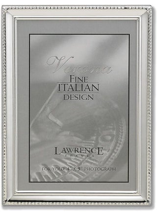 Lawrence Frames 11645 Polished Silver Plate 4x5 Picture Frame - Bead Border Design - pzsku/ZC1A2204D2122A2DAEAE6Z/45/_/1731696431/62b43c38-fb2f-4866-b531-c0e813538140