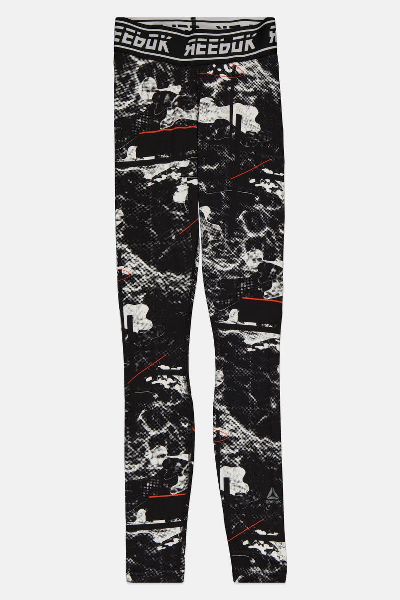 Reebok Women Sportswear Fit Training Leggings, Multicolor - Image 2