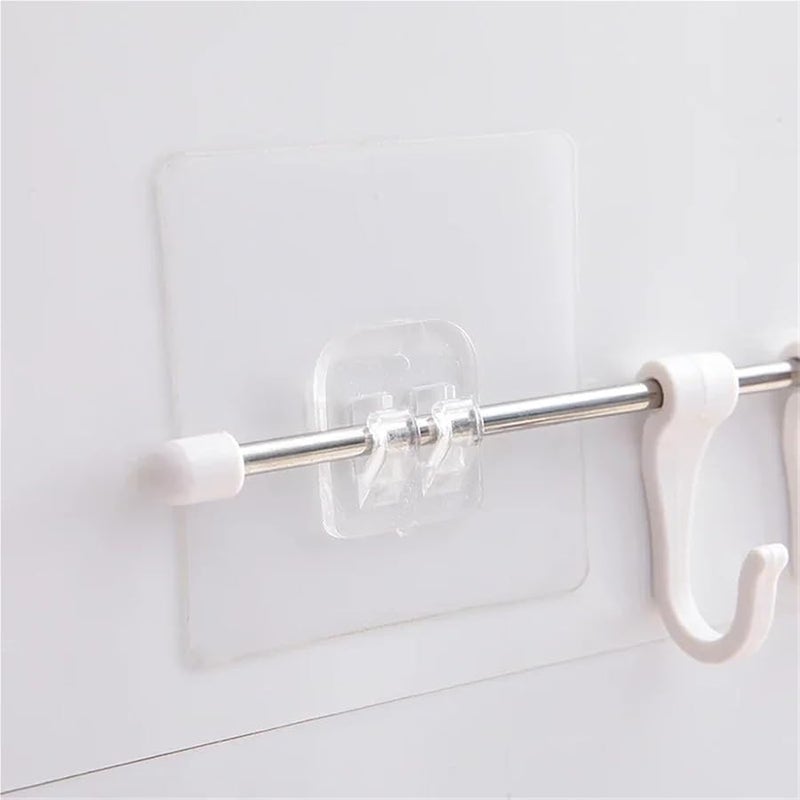 Self Adhesive Hooks 1PC Transparent Wall Hanging Holder for Kitchen Bathroom Storage - Image 5
