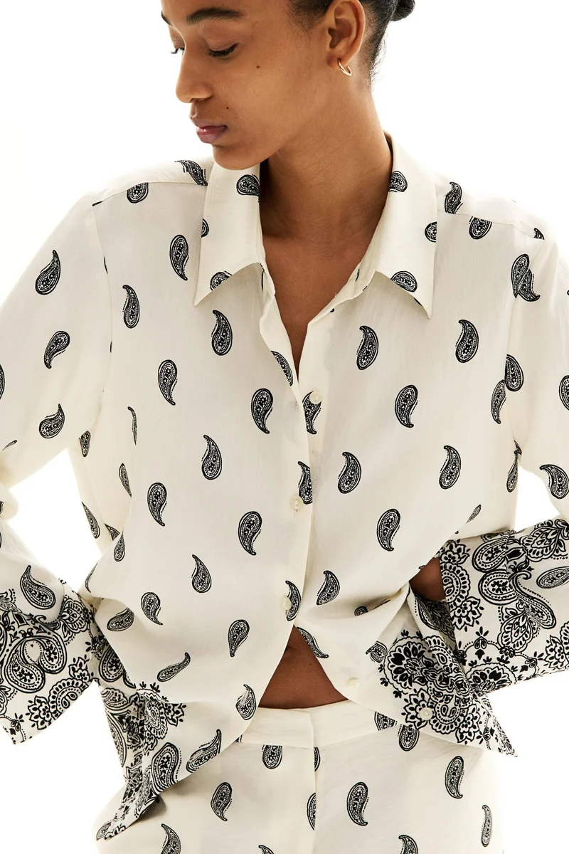 H&M Patterned twill shirt
