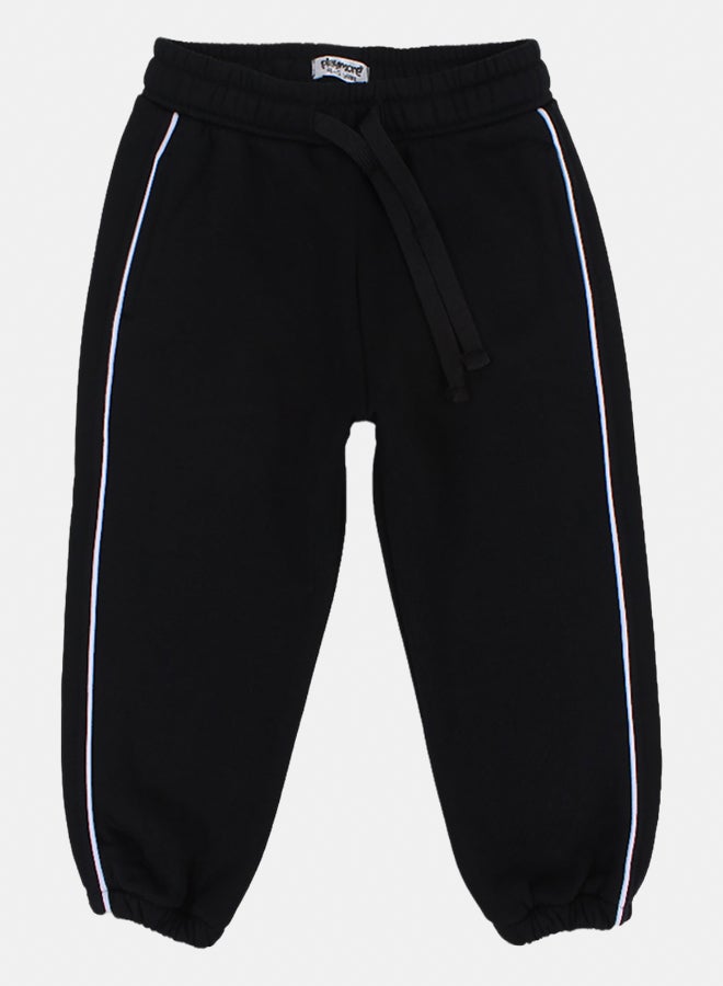 playmore Boys Cotton Sweatpants – Black - Image 1